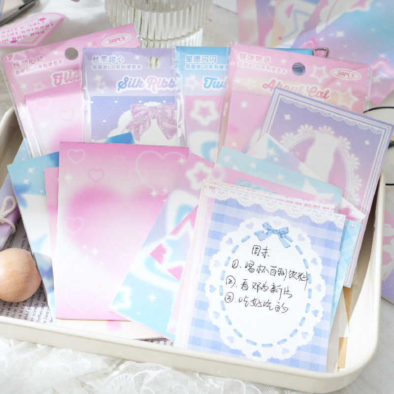 

Korean Ins Memo Pad Material Paper Notepad Stationery Supplies Office Accessories for Desk Journal