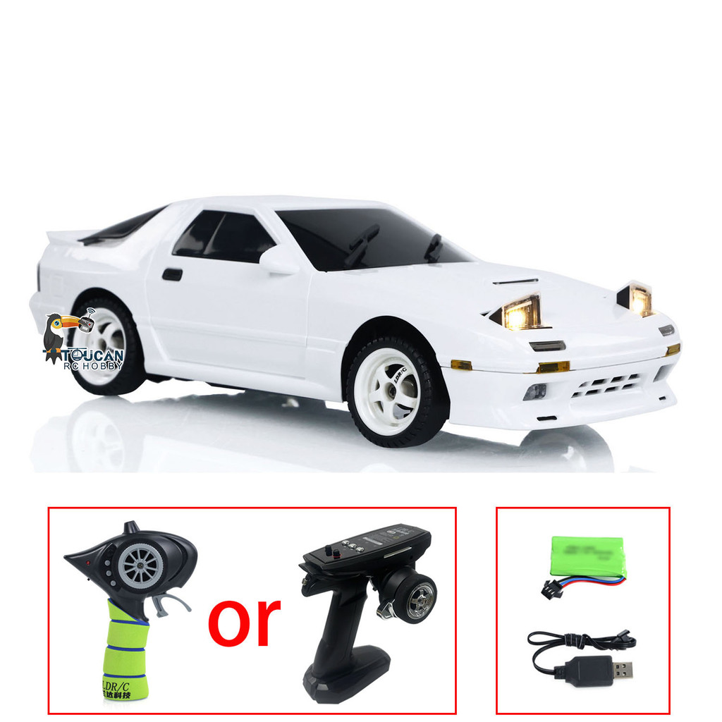 Mini Toys LDRC RX7 1/18 RC Racing Car RWD Gyroscope Wireless Control Drifting Vehicles LD1802 with