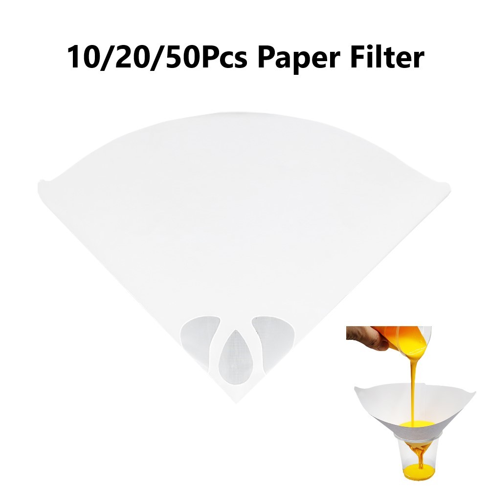

10/20/50Pcs Photo Curing 3D Printer Accessories Paper Filter SLA DLP UV Resin Thicker Paper Filter