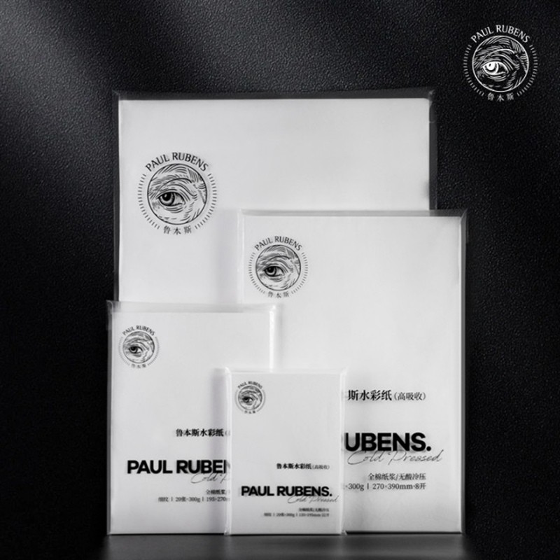 

Paul Rubens High Absorption 100% Cotton Watercolor Paper 300g Professional Water Color Paper Acid