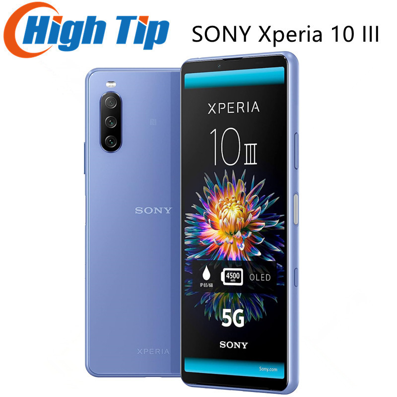 Original Unlocked Sony Xperia 10iii 10 iii 5G Dual Sim XQ-BT52 6.0" 6GB RAM 128GB ROM Snapdragon 690