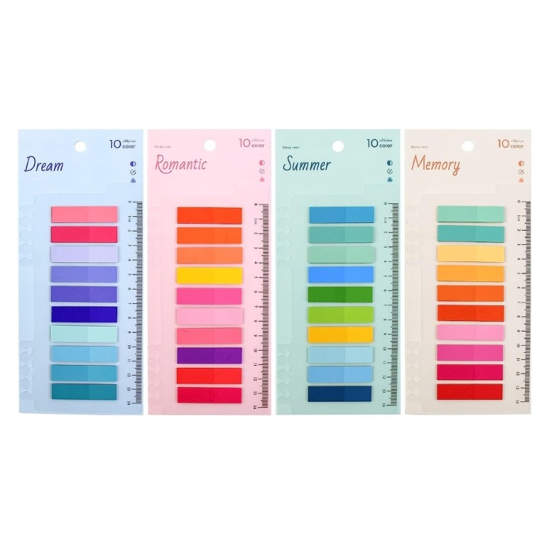 

Index Tabs Notes Bookmarks Stickers Colorful Index Labels for Student Teacher Boy Girl Taking Notes