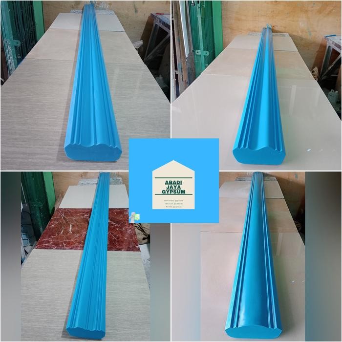 CETAKAN LIS GYPSUM POLOS 10 CM