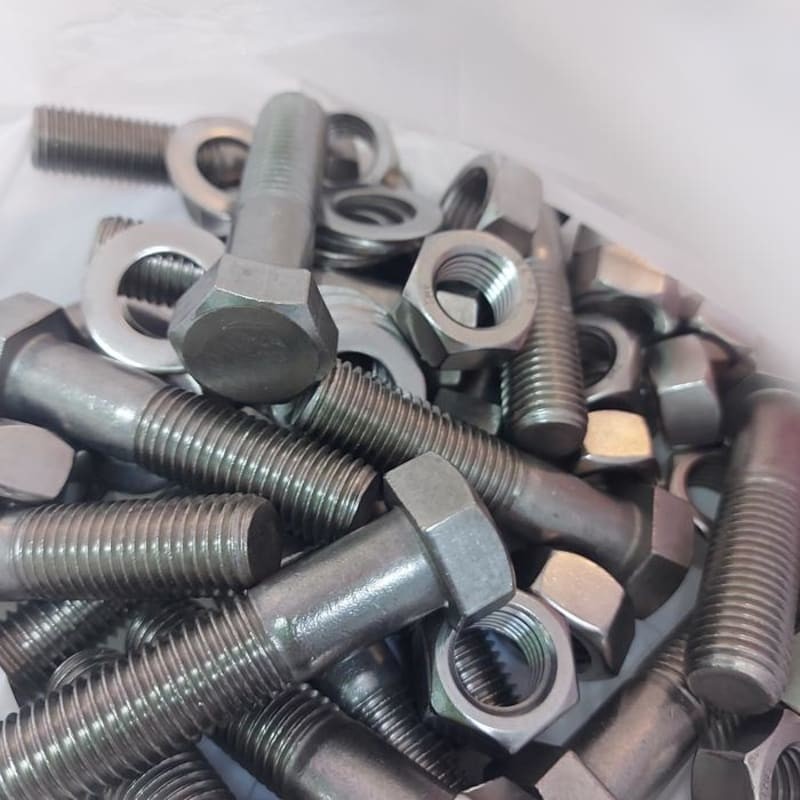 Baut 16 x 65 mm SS M16 + mur + plat per set