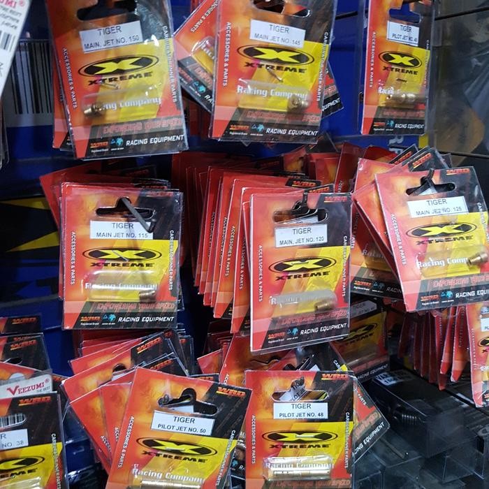 Pilot Jet Main Jet Tiger Pe 28, Karbu Pe 28