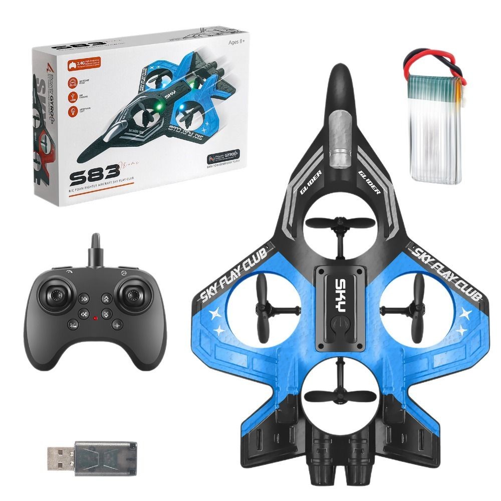 IMPORT EPP Foam Remote Control Foam Fighter Gravity Sensing RC Drones Four Motor Helicopter Toy