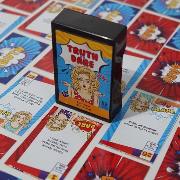 ---- Kartu Truth or Dare Versi Dewasa TOD Mainan Kartu Tantangan Challenge