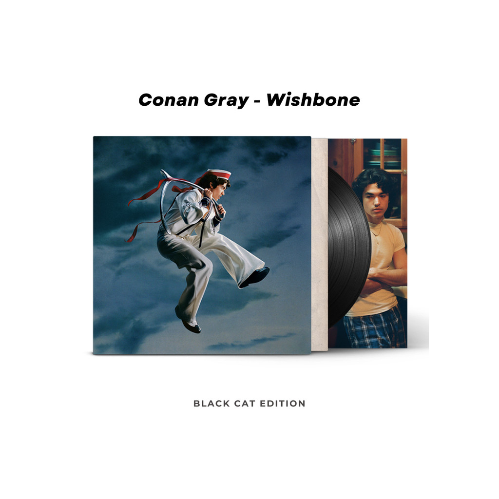 READY SIGNED Conan Gray - Wishbone (Black Cat Edition) LP Vinyl Records