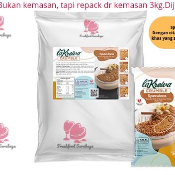 

New Crumb aneka rasa La kreiva (colatta) repack 250gram