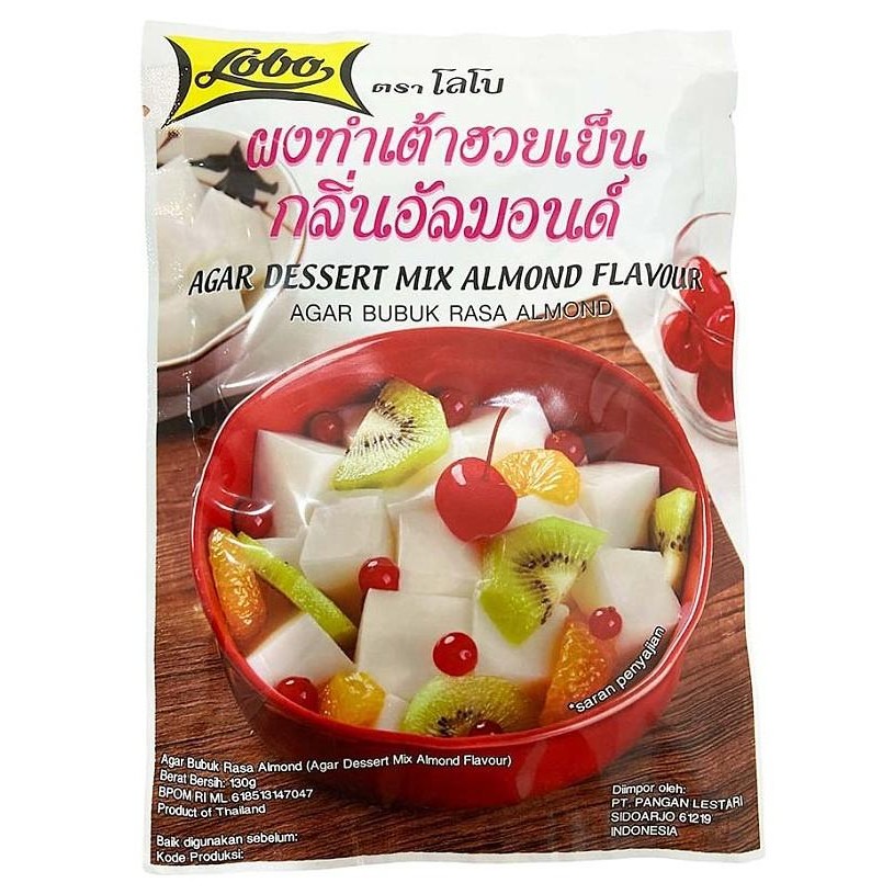 

New Agar / Pudding Bubuk Almond Lobo 130gr