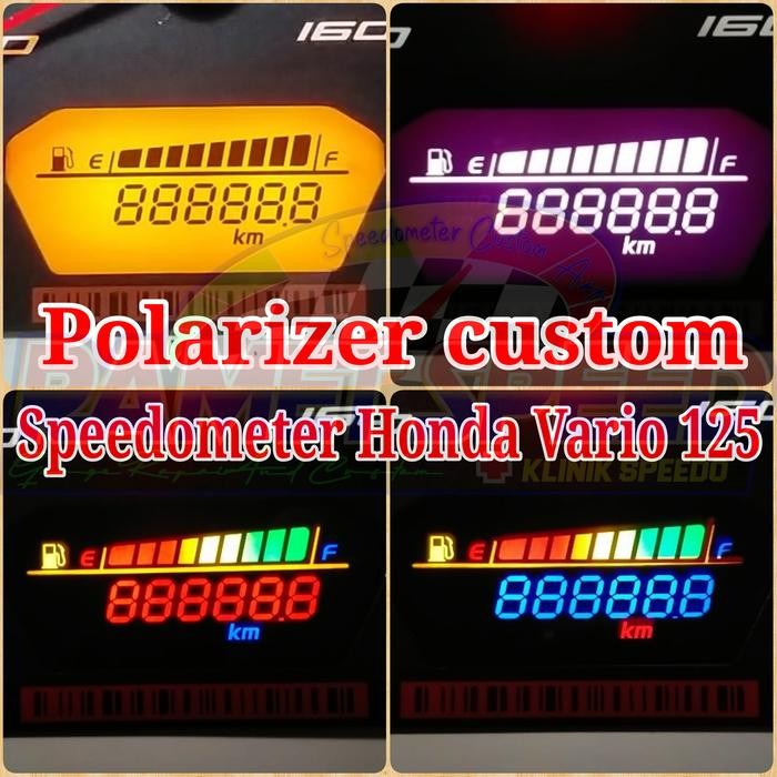 Polarizer speedometer Honda Vario 125 old polaris custom speedometer vario 125 old