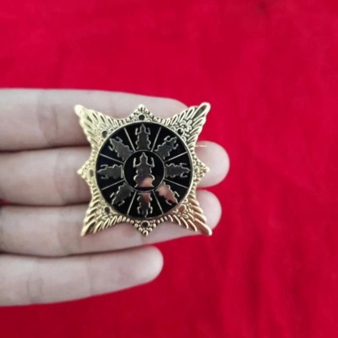 Azka Pin Bros Lambang Logo Kerajaan Majapahit Kombinasi