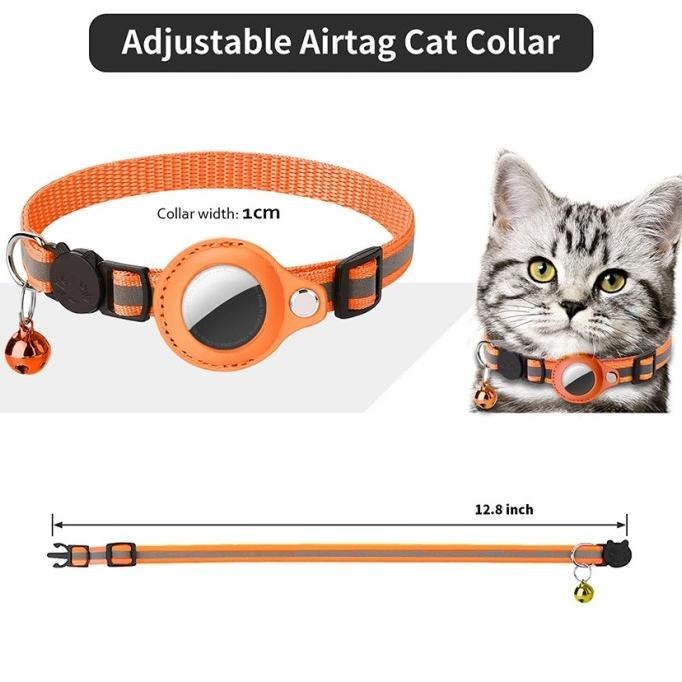  Pet Apple Airtag Kalung Collar Kucing Airtag Gps Tracker Anti Theft - #Gratisongkir