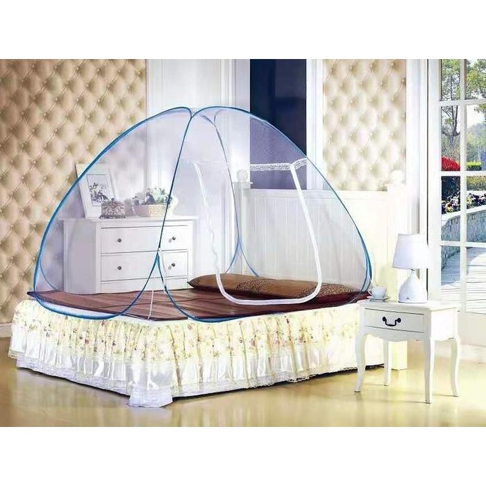 Kelambu 120 150 180 200 Kelambu Kasur Anti Nyamuk Klambu Tenda Lipat