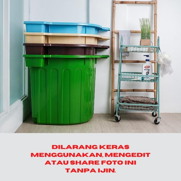 BAK AIR/BAK MANDI/BAK AIR KAMAR MANDI BESAR SUDUT PVC 70X70X61CM KOKOH KODE 1115