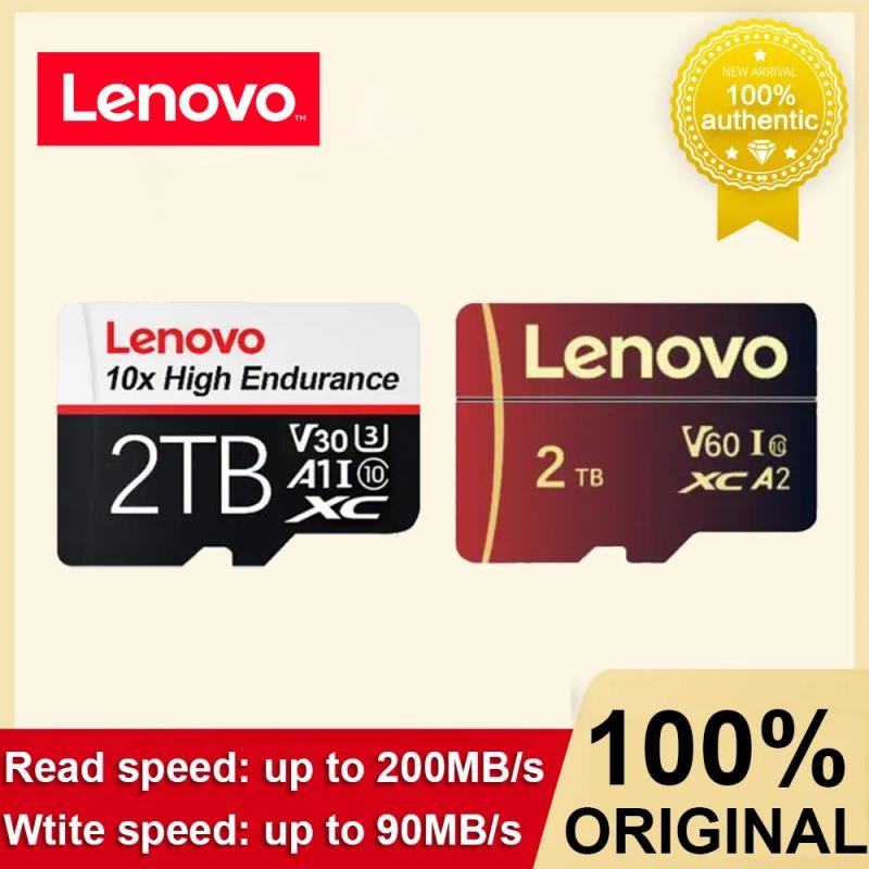 Lenovo 2TB Flash Memory Card 1TB 512GB Micro TF SD Card Mini SD Cards