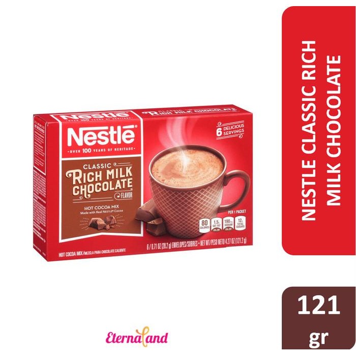 

Nestle Milk Chocolate Hot Cocoa Mix - Susu Cokelat Sachet Nestle Impor