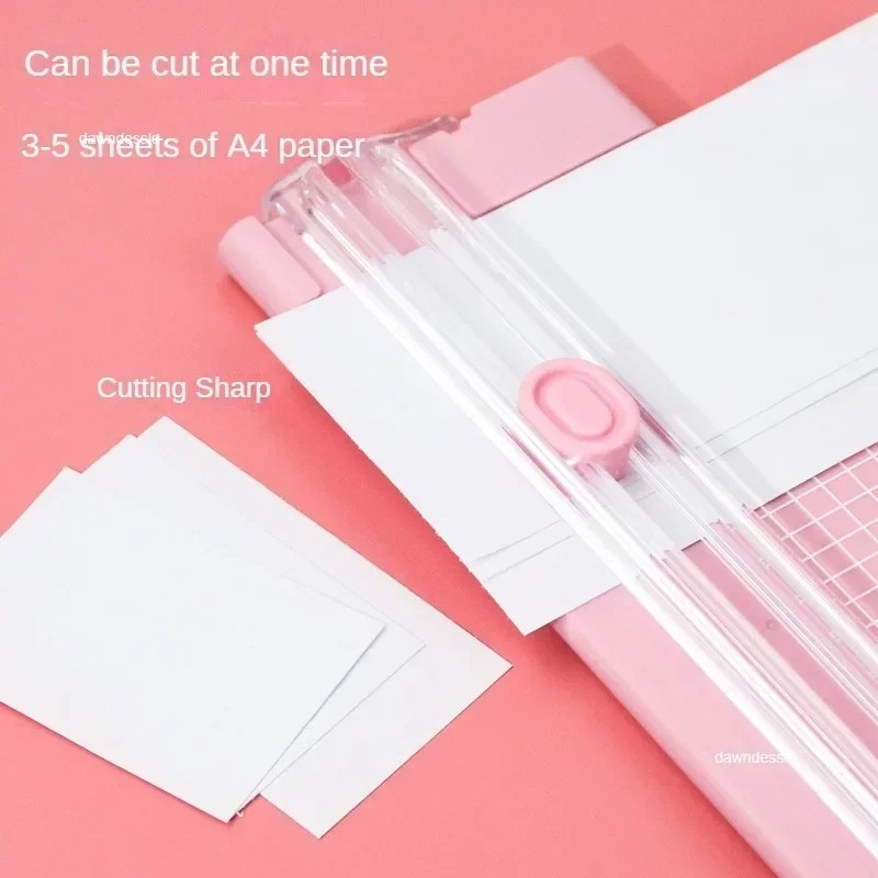

Plastic Base Paper Trimmer Portable A4 Paper Cutting Machine Photo Cutter Scrapbook Blade Home