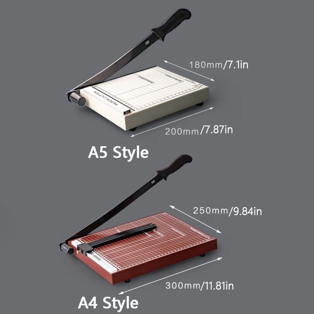 

Heavy Duty A4 Paper Cutter Metal Base 15 Page Capacity Paper Card Trimmer Professional Precise Cuts