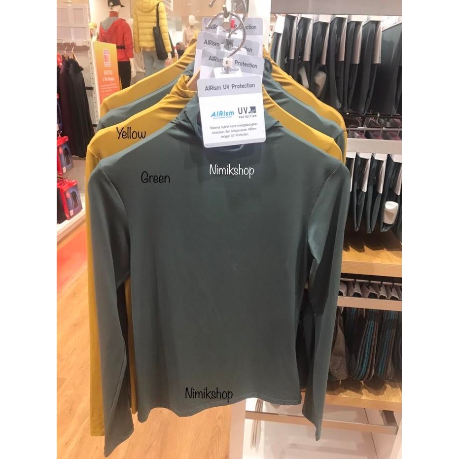 (Allthebest) (Original) UNIQLO AIRISM Hana Tajima kaos manset hijab