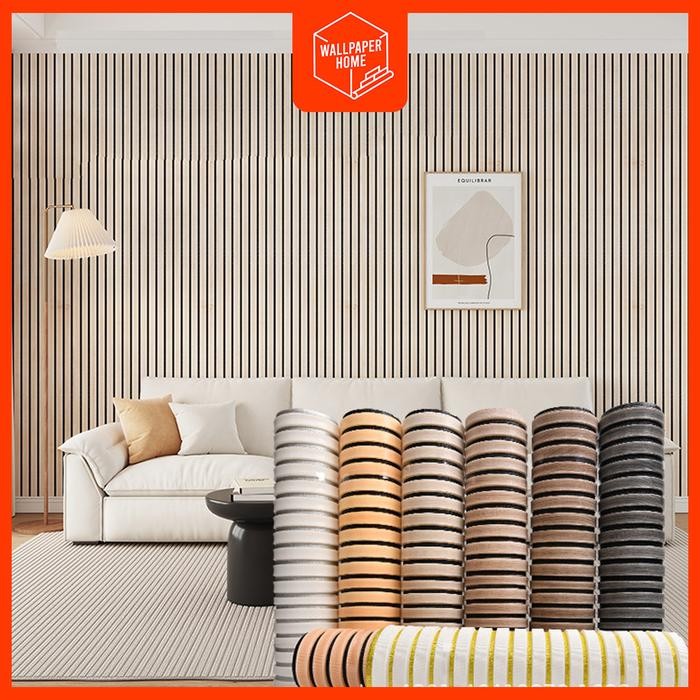 Wallpaper Dinding 3D Tebal XPE Foam Tahan Benturan Dan Anti Air Roll 2.8m