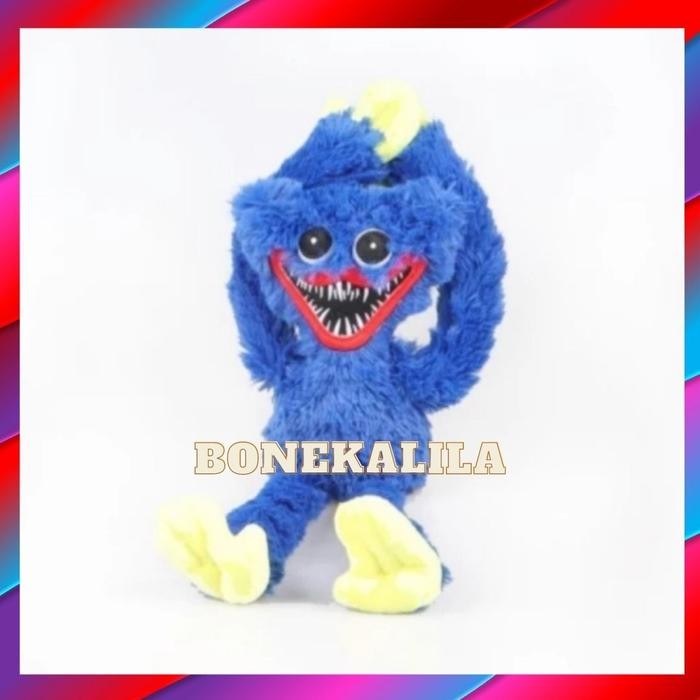 Mainan Boneka Stuffed Plush Kartun Huggy Wuggy ( Hagi Wagi )