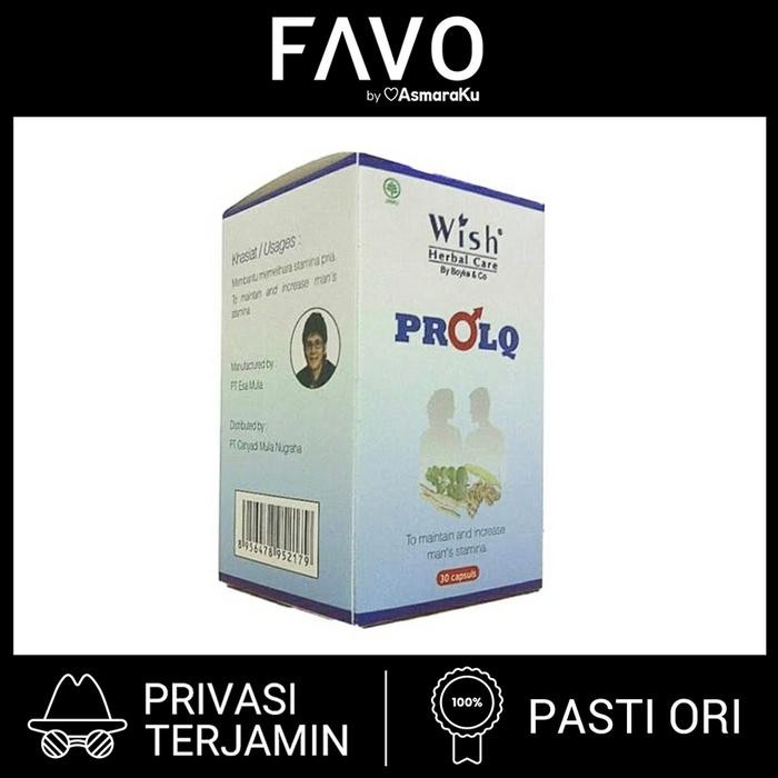 Product Laris Obat Vitalitas Pria Dr Boyke Wish Prolq - 30 Kapsul