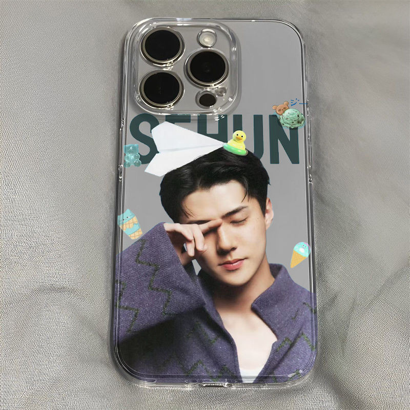 Sehun Tampan Terbaru Exo Case Hp Iphone 16 Pro Max 16E 16 Plus 12 Pro Max 8 Plus 14 Pro Max 13 Pro M
