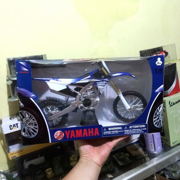 Diecast miniatur motor trail yamaha yz450 motocross1:6