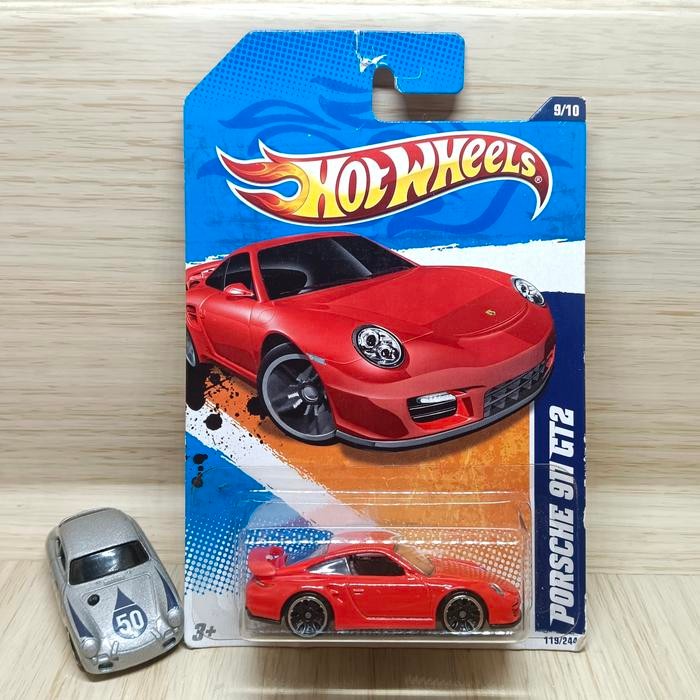 hot wheels porsche 911 GT2 Merah
