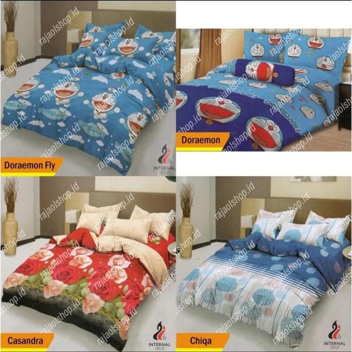 ASLI Sprei Lady Rose Motif Karakter 180 x 200 (King Size) READY STOCK