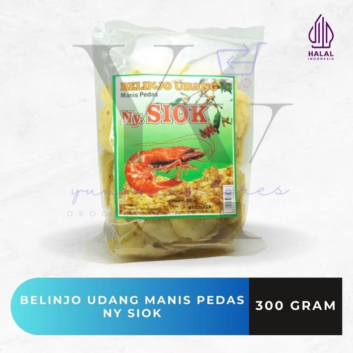 

Belinjo Udang / Emping Pedas Manis Ny Siok 300 gram