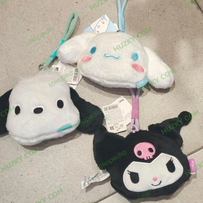 Miniso X Sanrio Dompet Koin Tali Kuromi, Pochacco, Cinnamoroll