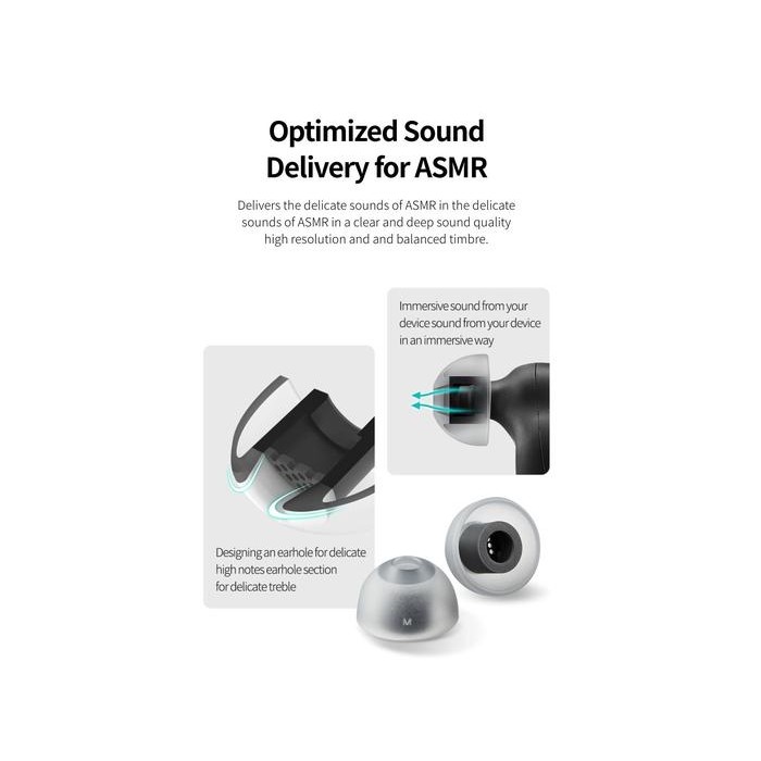 Azla Sednaearfit Max Asmr For Iem & Tws Medical Silicone Eartips