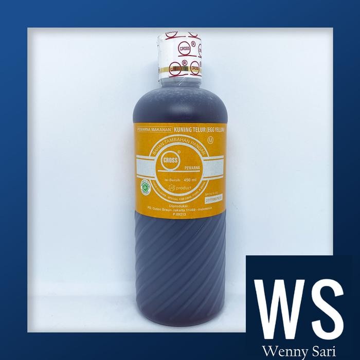 

Pewarna Kuning Telur/ Egg Yellow Cross Food Coloring Oil Based 450 ml