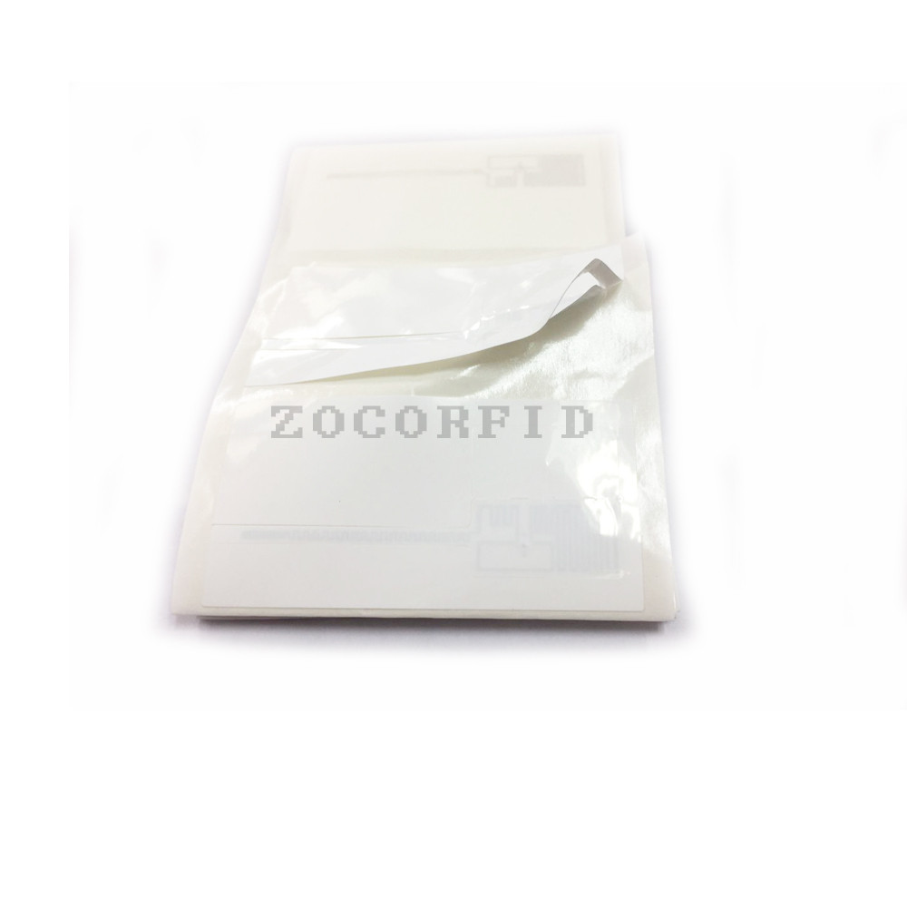 100pcs/lot ISO 18000-6C Alien Higgs 3 chip 9662 antenna UHF RFID Tag 915mhz passive RFID UHF sticker