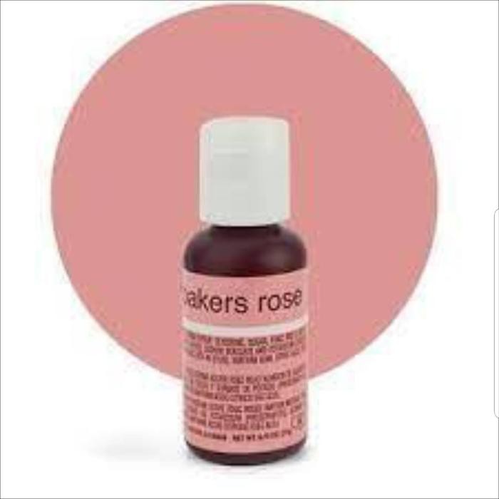 

Chefmaster 20gr Bakers rose / soft gel pewarna icing color