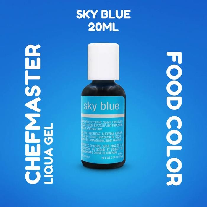

Chefmaster LiquaGel Sky Blue 20gr