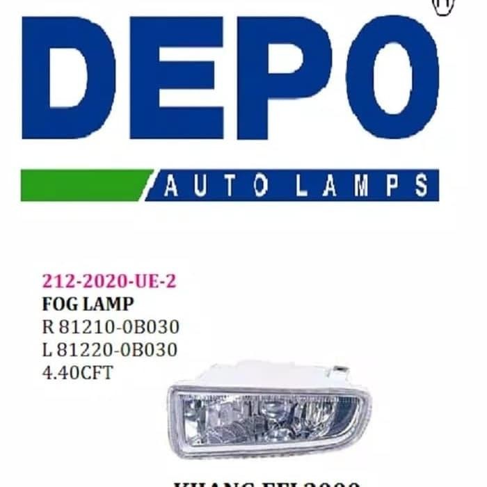 Fog Lamp / Lampu Kabut Kijang 2000 Depo Gratisongkir