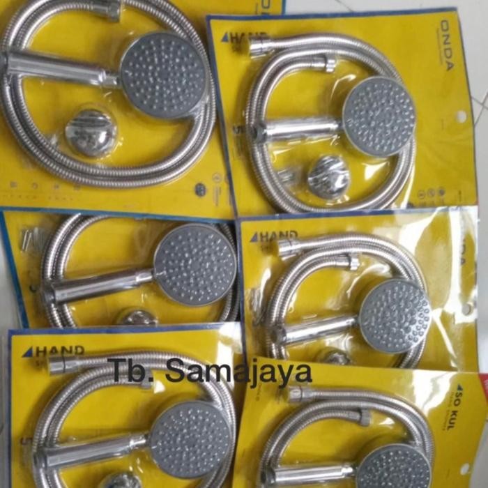 Shower Mandi Set Onda Komplit Kran Cabang Onda . Shower Mandi Onda New Stok