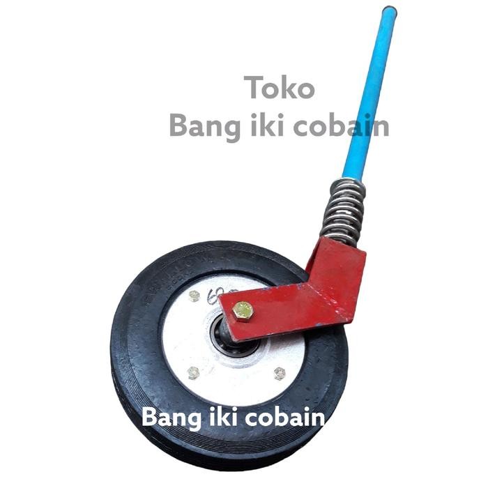 TERBARU Roda Gerobak 8 inch Roda Gletrek 500kg 1set Ban Mati