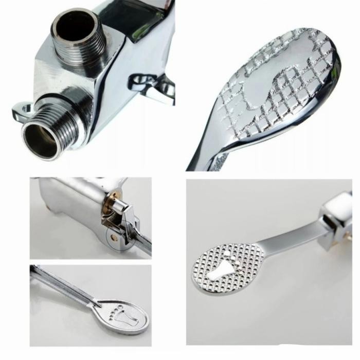 Keran Injak Keran Basin Injak Keran Wastafel Pedal Kran Injak Wastafel