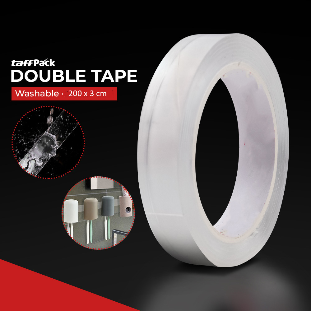 

TaffPACK Double Tape Perekat No Trace Adhesive Washable Sticker - J007 JM