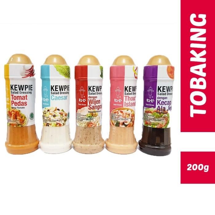 

SIAPKIRIM KEWPIE Salad Dressing Saus Siram 200 ml Wijen Caesar Thousand READY STOCK