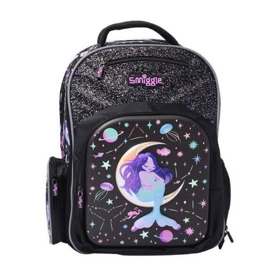 TAS MERMAID MOON BLACK SMIGGLE BACKPACK/TAS RANSEL MERMAID /SCHOOL BAG