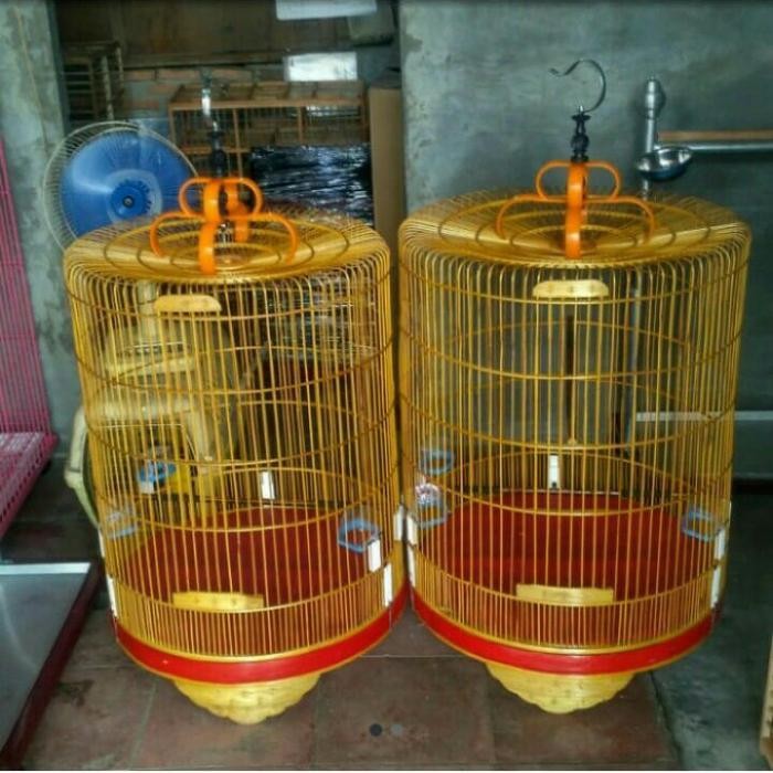 Kandang burung murai pernisan no 1 ful set