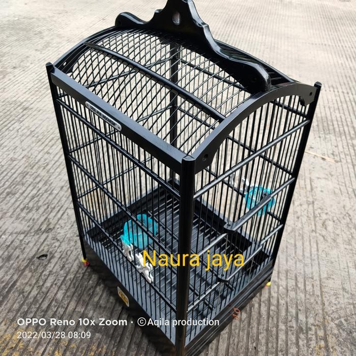 Sangkar Kotak ORIQ Hitam no 3