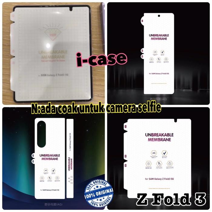 Anti Gores Z Fold 3 Screen Protector Samsung Galaxy Fold3 5G Hydrogel