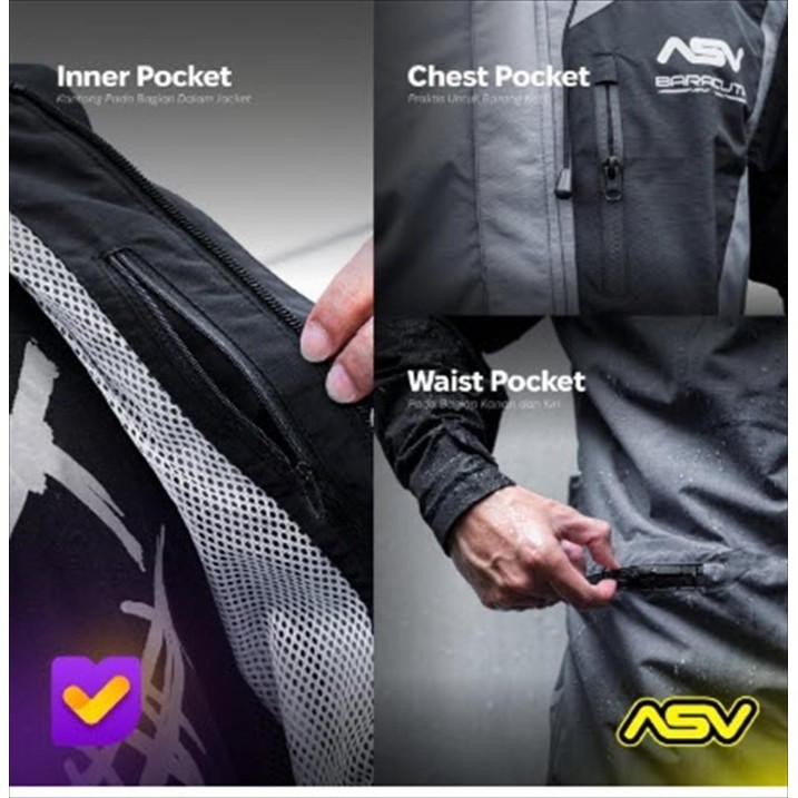 Asv Jas Hujan Baracuta / Raincoat / Premium Asv Stelan Parasut
