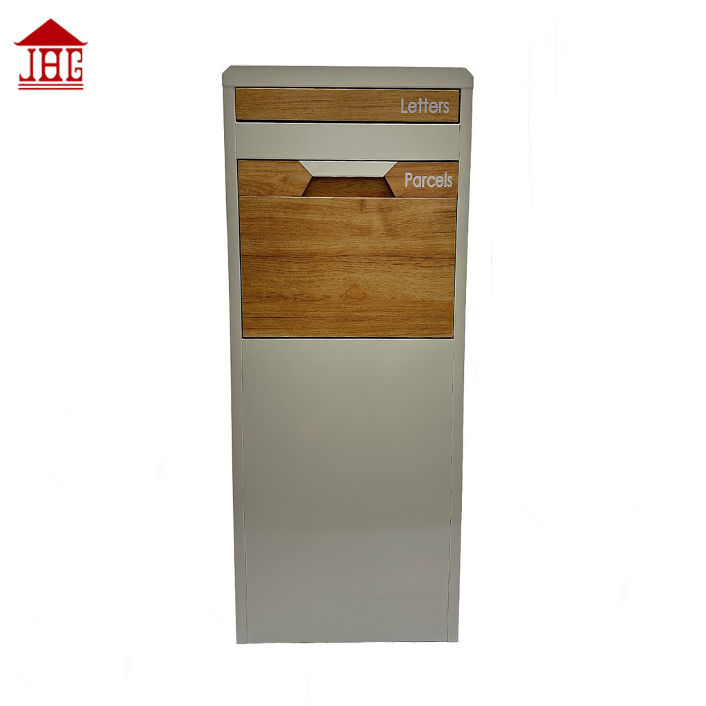 Home Package Waterproof Outside Metal Steel Letter Mail Mailbox Post Freestanding Outdoor Smart